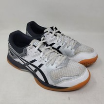 Asics Womens Sneakers Sz 6.5 Gel-Rocket 9 1072A034 White Black Volleyball Shoes - £24.95 GBP
