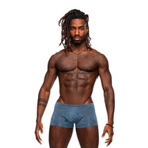 Male Power Inter-Mingle Mini Short Blue M - $33.59