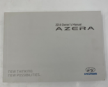 2014 Hyundai Azera Owners Manual Handbook OEM E04B55026 - $26.99