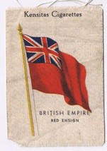 British Empire Red Ensign Flag Kensitas Cigarettes Silk Trade Card - £3.15 GBP