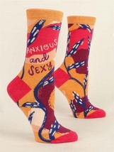 Blue Q Socks - Womens Crew - Anxious and Sexy - Size 5-10 - $13.09