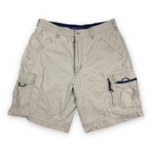 Vtg American Eagle Shorts Cargo Supply Outdoors Casual Paratroop Nylon Cotton 34 - £15.56 GBP