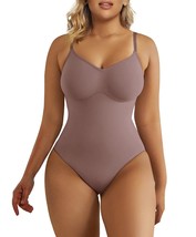 SHAPERX Bodysuit Tummy Control Shapewear- Thong Bodysuit L/XL 5215 Umber - $14.95