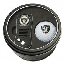 Las Vegas Oakland Raiders NFL Swtichfix Divot Tool w/ Marker Golf Ball Tin - £23.74 GBP