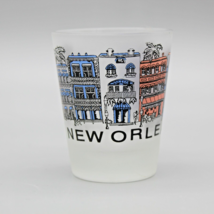 New Orleans French Quarter Shot Glass Colorful Souvenir Collectible Loui... - $5.79