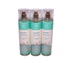 Bath &amp; Body Works Pumpkin Cupcake Fine Fragrance Mist 8 fl oz - Lot of 3 - £24.92 GBP