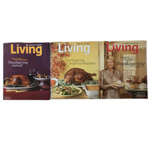 Martha Stewart Living Magazine Lot 3 Thanksgiving Issues Nov 2008, 09, 1... - £15.54 GBP