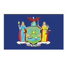 New York Double Sided Polyester Flag 3 X 5 Ft - £6.79 GBP