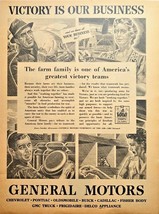 1944 GENERAL MOTORS-Farming-Farms-America Greatest Victory Vintage Print... - $9.14