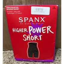 Spanx Higher Power Shorts Higher Waisted Shaper Shorts Size Small Black New - £14.77 GBP