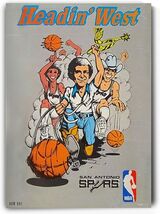San Antonio Spurs NBA Metal Sign 12x8in Headin&#39; West Basketball - $34.84 CAD