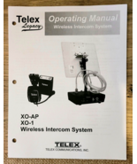 Copy of Operating Manual for Telex Legacy XO-AP, XO-1 Wireless Intercom ... - $7.85