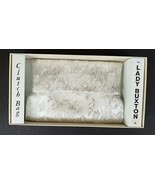 Lady Buxton Silver Lame&#39; Clutch 6.5&quot; x 4.5&quot; IOB W/Insert Vtg Romantic Re... - $54.99