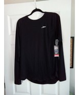 SPEEDO Black Long Sleeve Shirt Women Size Medium BOX-F AM - $29.99