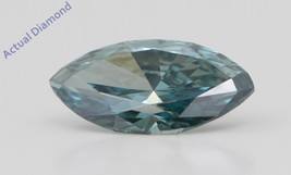 Marquise Loose Diamond (1.07 Ct Fancy Blue( Enhanced) VVS2 Clarity) IGL  - £936.20 GBP