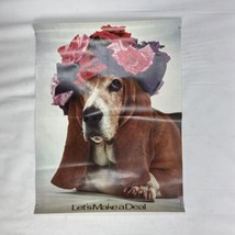Vintage 1970&#39;s Let&#39;s Make A Deal Basset Hound Hat Poster XEROX Education #6001 - £8.79 GBP