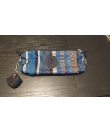 Kipling Freedom Pouch Pencil Case Cosmetic Case Metallic Navy Blue Monke... - $25.67 CAD