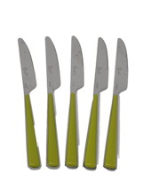 Set 5 Fiesta Merengue Dinner Knives LEMONGRASS Replacement Knife Lime Green - $13.85