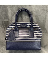 Kate Spade Southport Ave Aleesa Blue Pebbled Leather Satchel Bag Purse T... - $68.37 CAD