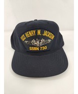 USS Henry M Jackson SSBN 730 Navy Blue Adjustable Military Hat Cap Ballcap - £15.14 GBP