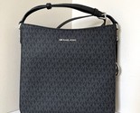 New Michael Kors Jet Set Travel Large Logo Messenger Bag Black - $83.51