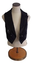 NEW NWT Fame Will Come Later Italian Black Punk Rocker Vest LF Stores $1... - £7.86 GBP