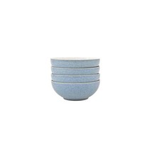 Denby Elements 4 Piece Cereal Bowl Set, Blue  - £75.81 GBP