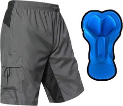 Men&#39;S 3D Padded Mountain Bike Shorts From Ezrun That Are Lightweight. - $43.96