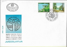 FDC 1979 Environment Care Ecology Stamps Postal History Yugoslavia SFRY - $5.10