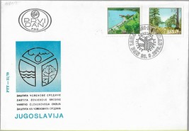 FDC 1979 Environment Care Ecology Stamps Postal History Yugoslavia SFRY - £4.10 GBP