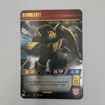 Transformers TCG Bumblebee Trusted Lieutenant Double Sided Promo Card Wizards - £3.88 GBP