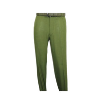 Men Silversilk 2pc walking leisure Matching Suit Italian woven knits 51016 Green image 7
