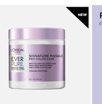 L’Oréal Ever Pure Signature Masque Vegan Protein For Revitalize Colored Hair:8oz - £14.66 GBP