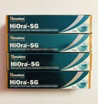 4 PC X Himalaya HiOra-SG 10gm Gel for mouth ulcers, tooth ache, denture ... - $14.69