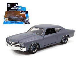 Dom&#39;s Chevrolet Chevelle SS Primer Grey &quot;Fast &amp; Furious&quot; Movie 1/32 Diecast Mod - £16.09 GBP