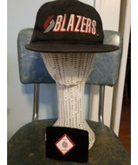 Trail Blazers Portland NBA 1980s wristband 1990s snapback hat - £29.56 GBP