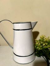 Hen Pitcher in distressed metal image 8