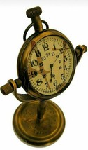 Antique Nautical Clock desk Decor Brass Watch Nautical Antique Table Maritime - £26.84 GBP