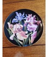 Collector Plate Iris Flower Gardens Of Count Bernadotte 1989 Danbury Min... - £16.81 GBP