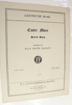 Easter Morn Vintage Sheet Music 1919 - $4.94