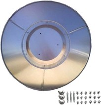 Top Dome, 3-Hole Mount, 33&quot; Dia. Round Kisworm Patio Heater Reflector Sh... - $44.96