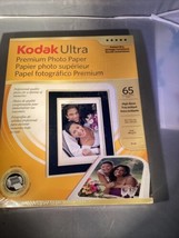 Kodak Ultra Premium Photo Paper High Gloss 65 Sheets Instant Dry 8.5x11 Sealed - $21.78