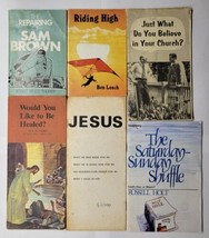 6 Vintage Religious Christian Pamphlets Ben Leach L.E. Tucker Russell Holt - £19.77 GBP