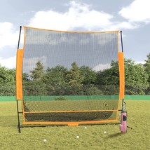 Golf Practice Net Black and Orange 84.6"x42.1"x85" Polyester - €119,83 EUR