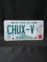 2005 CHUX-V New Hampshire Vanity License Plate - CHUCKS VETTE  - $732.36 MXN