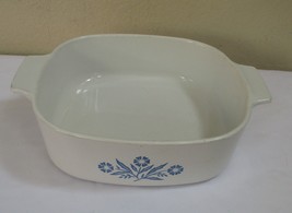 Vintage Corning Ware Blue Cornflower 2 Quart  Casserole Baking Dish A-2-B No Lid - £7.87 GBP