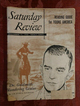 Saturday Review November 15 1952 Tom Lea Oliver Goldsmith Joshua Reynolds - £9.19 GBP