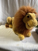 Vtg Walt Disney Lion King Mufasa Plush Puppet 22” Stuffed Animal Toy Lar... - £31.10 GBP