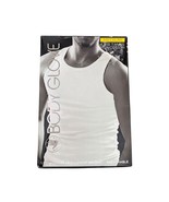Body Glove Pack of 4 Mens Rib Tank Top Cotton Tees X2 White Gray Black Medium M - $54.86 CAD