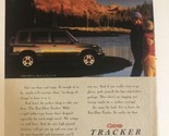 1996 Geo Tracker Vintage Print Ad Advertisement pa11 - $6.92